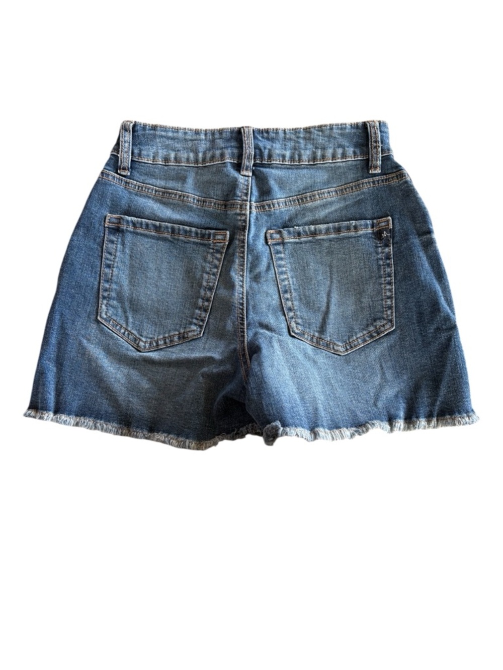 Maurices High-Waist Button-Front Denim Shorts - Blue - Picture 2 of 4